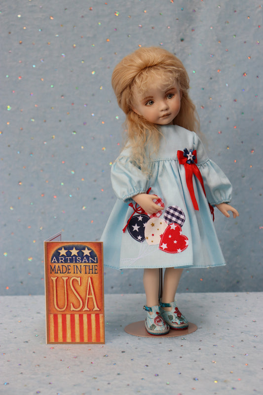 Allison - OOAK - 11" Porcelain Doll - from Dianna Effner mold - MAFD