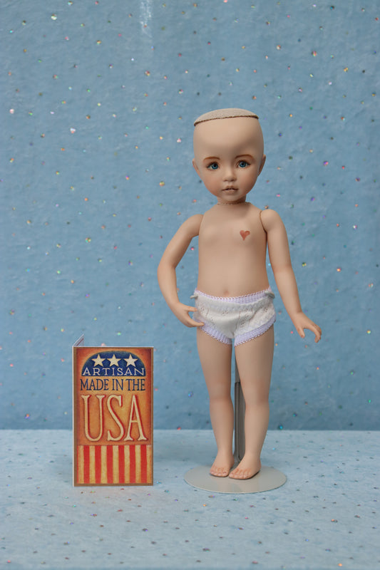 Brooke - OOAK - 11" Porcelain Doll - from Dianna Effner mold - MAFD