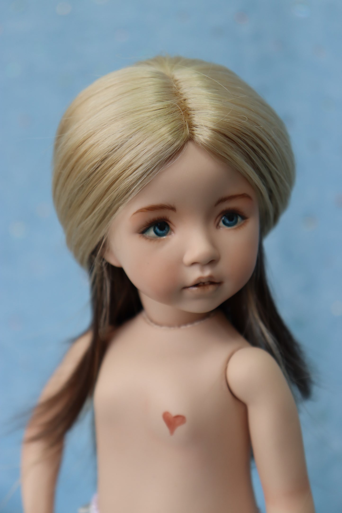 Brooke - OOAK - 11" Porcelain Doll - from Dianna Effner mold - MAFD