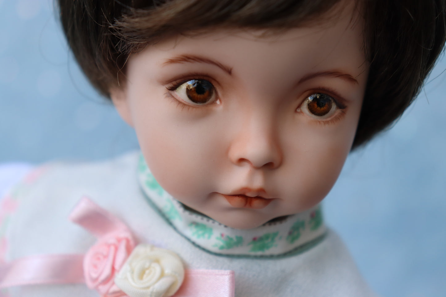 Emily - OOAK - 15" - Porcelain Doll - from Dianna Effner mold Expressions - MAFD