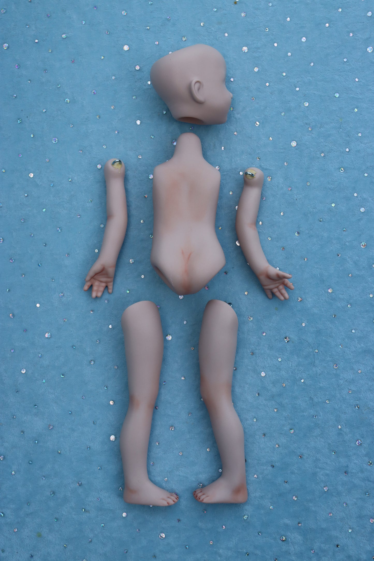 Josie - 12" - Porcelain Doll Kit - from Dianna Effner mold