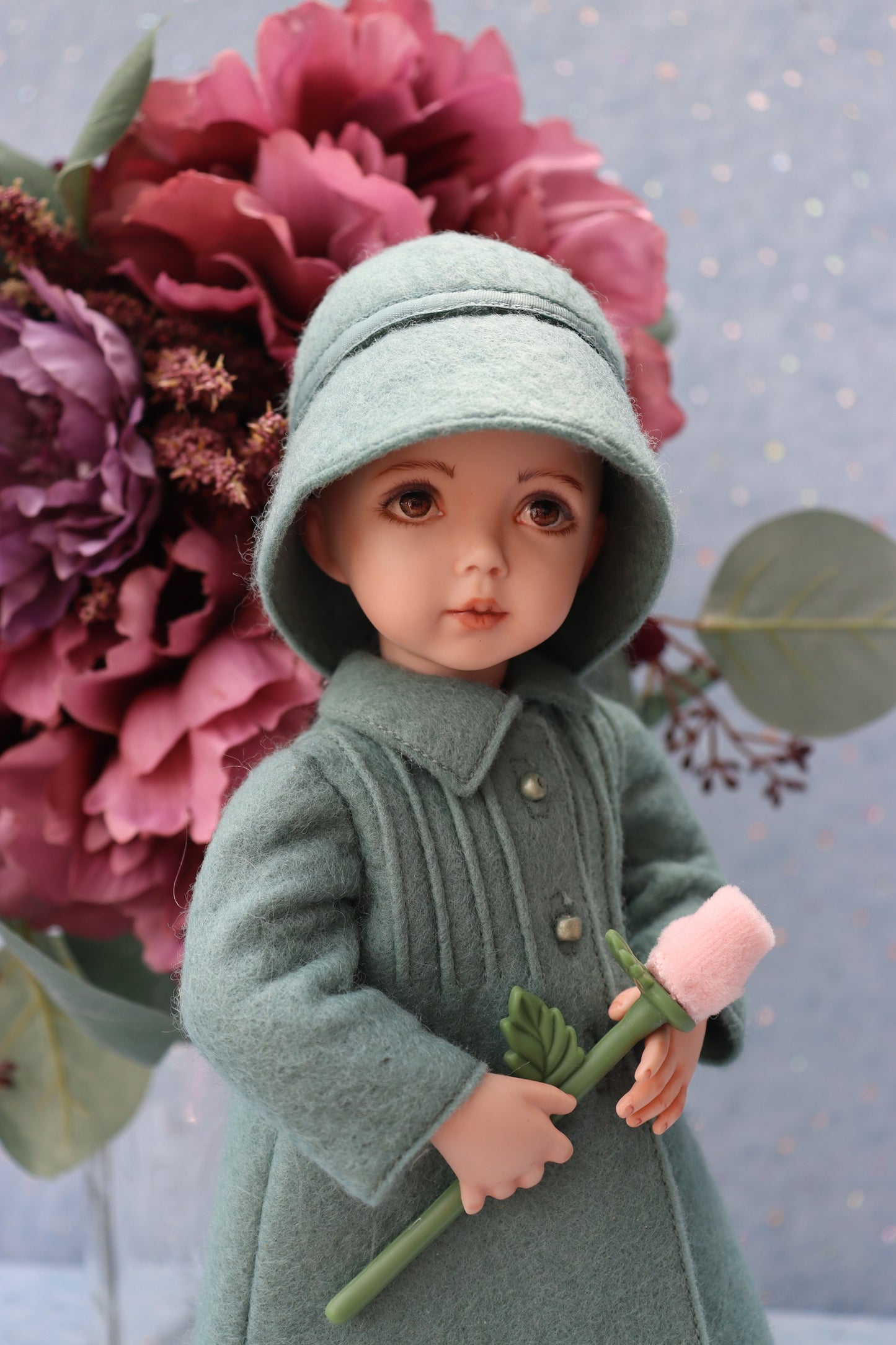 Portrait # 1 - OOAK - 11" Porcelain Doll - from Dianna Effner mold - MAFD