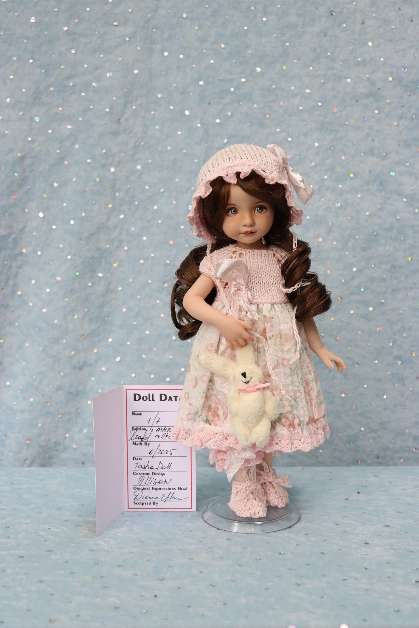 Allison - OOAK - 11" Porcelain Doll - from Dianna Effner mold Expressions - MAFD