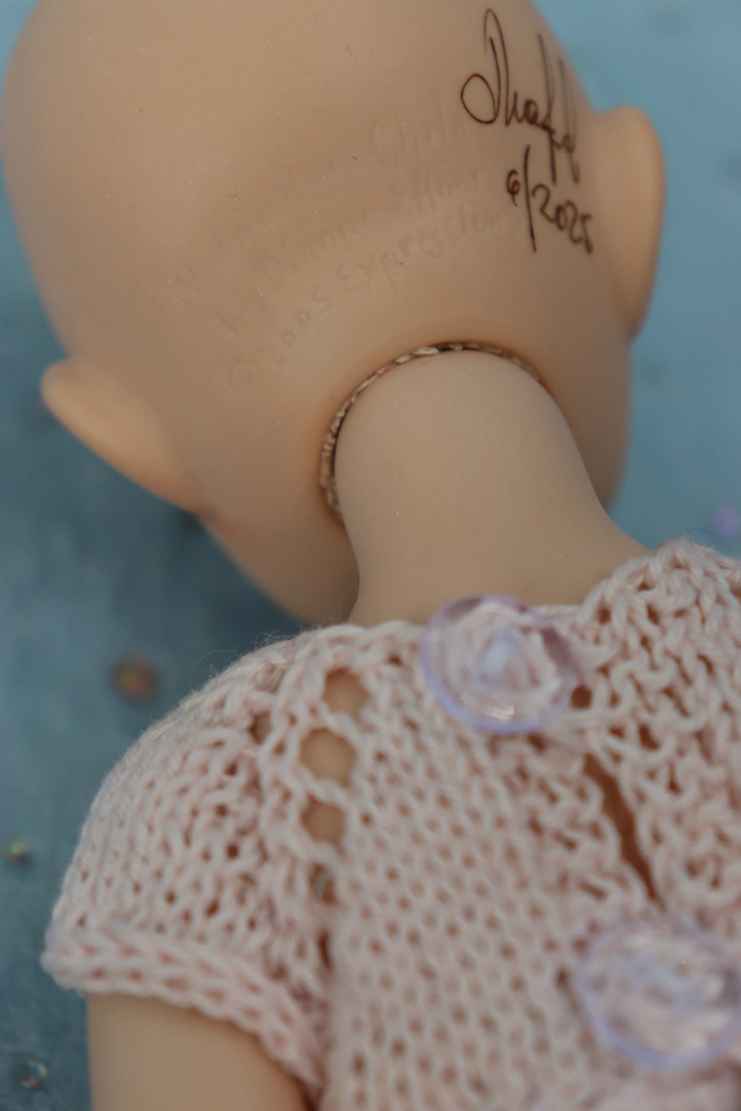Allison - OOAK - 11" Porcelain Doll - from Dianna Effner mold Expressions - MAFD