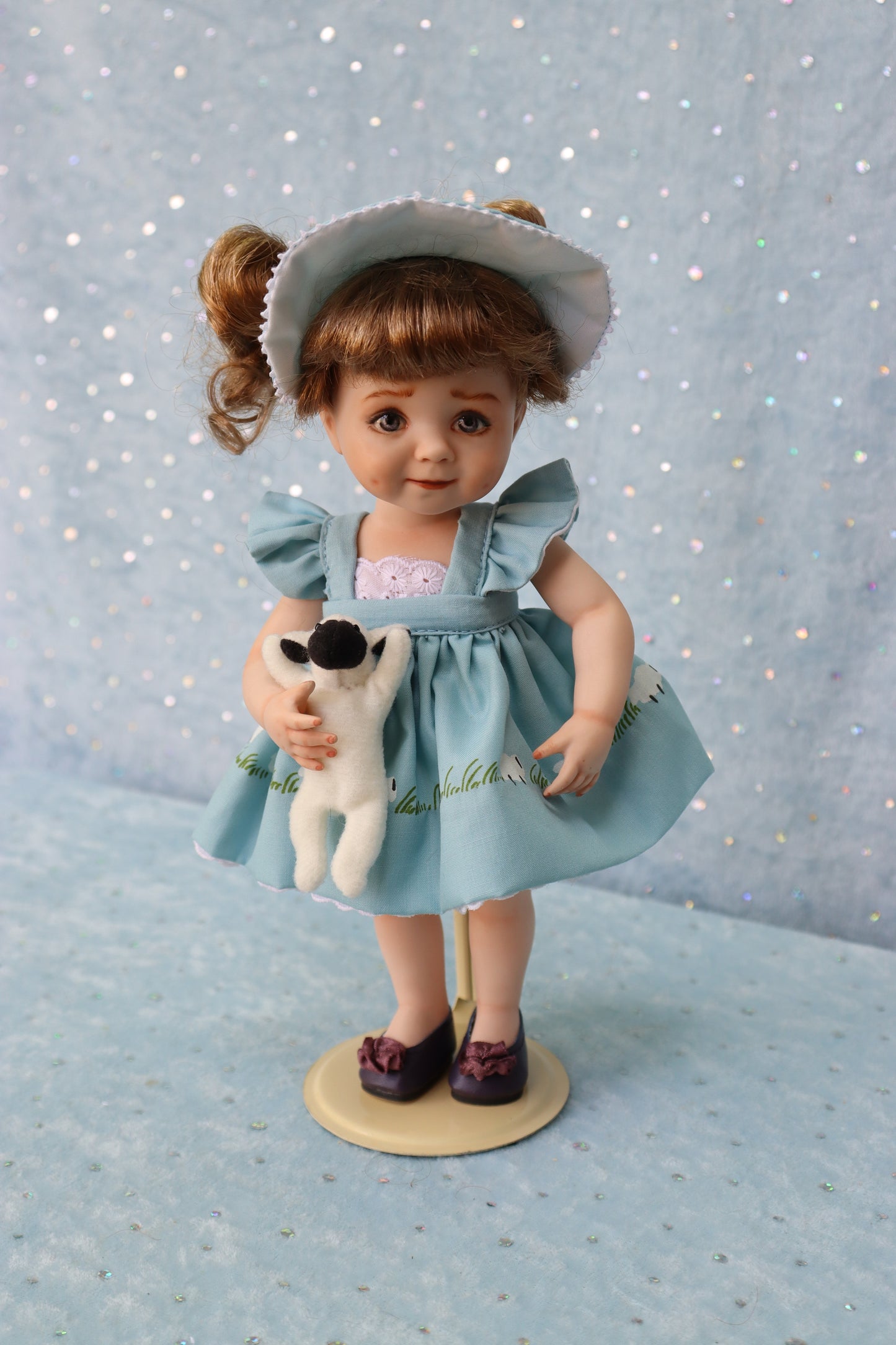 Angel Eyes - OOAK - 8.5" Porcelain Doll - from Dianna Effner mold - MAFD