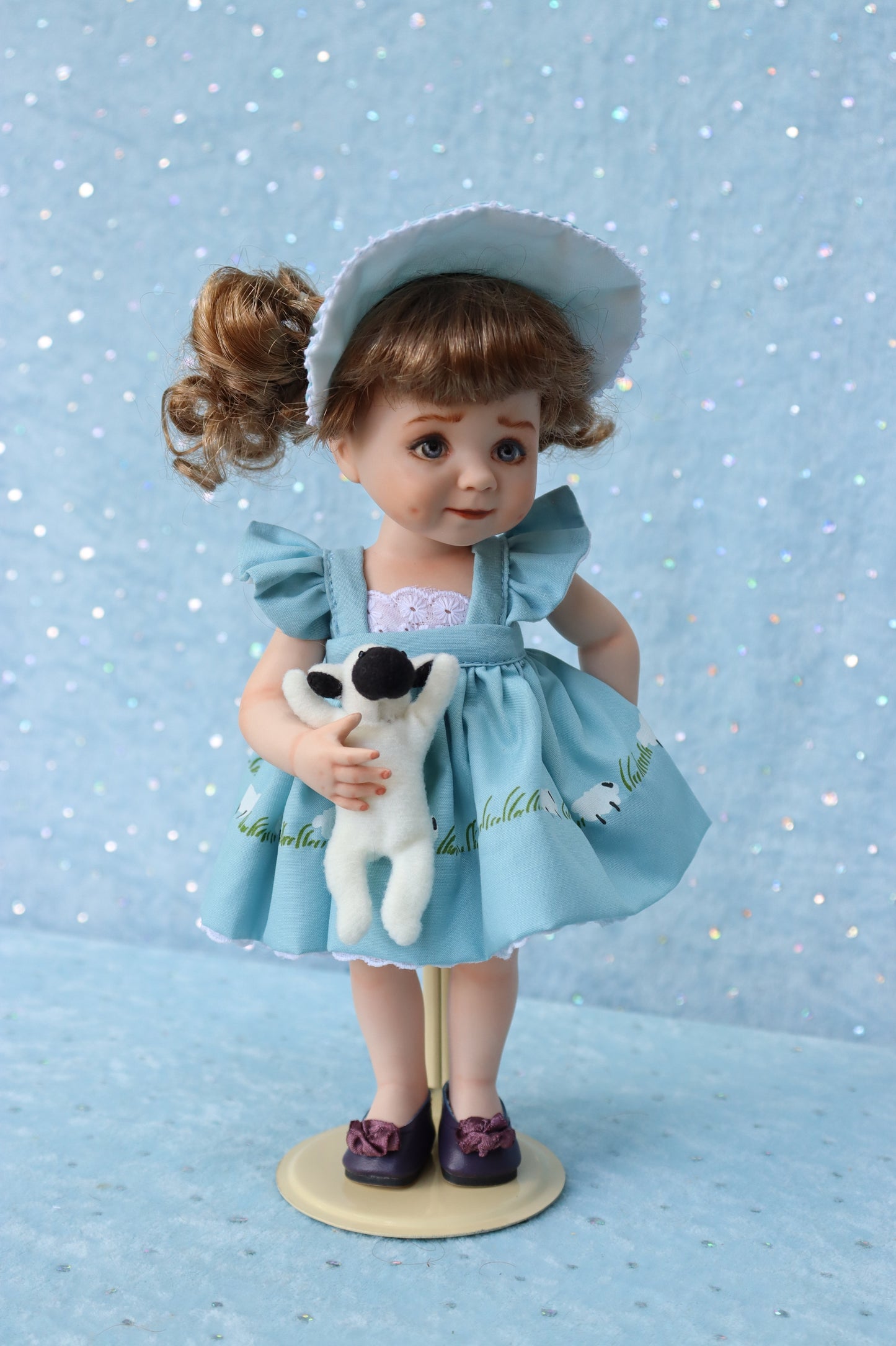 Angel Eyes - OOAK - 8.5" Porcelain Doll - from Dianna Effner mold - MAFD