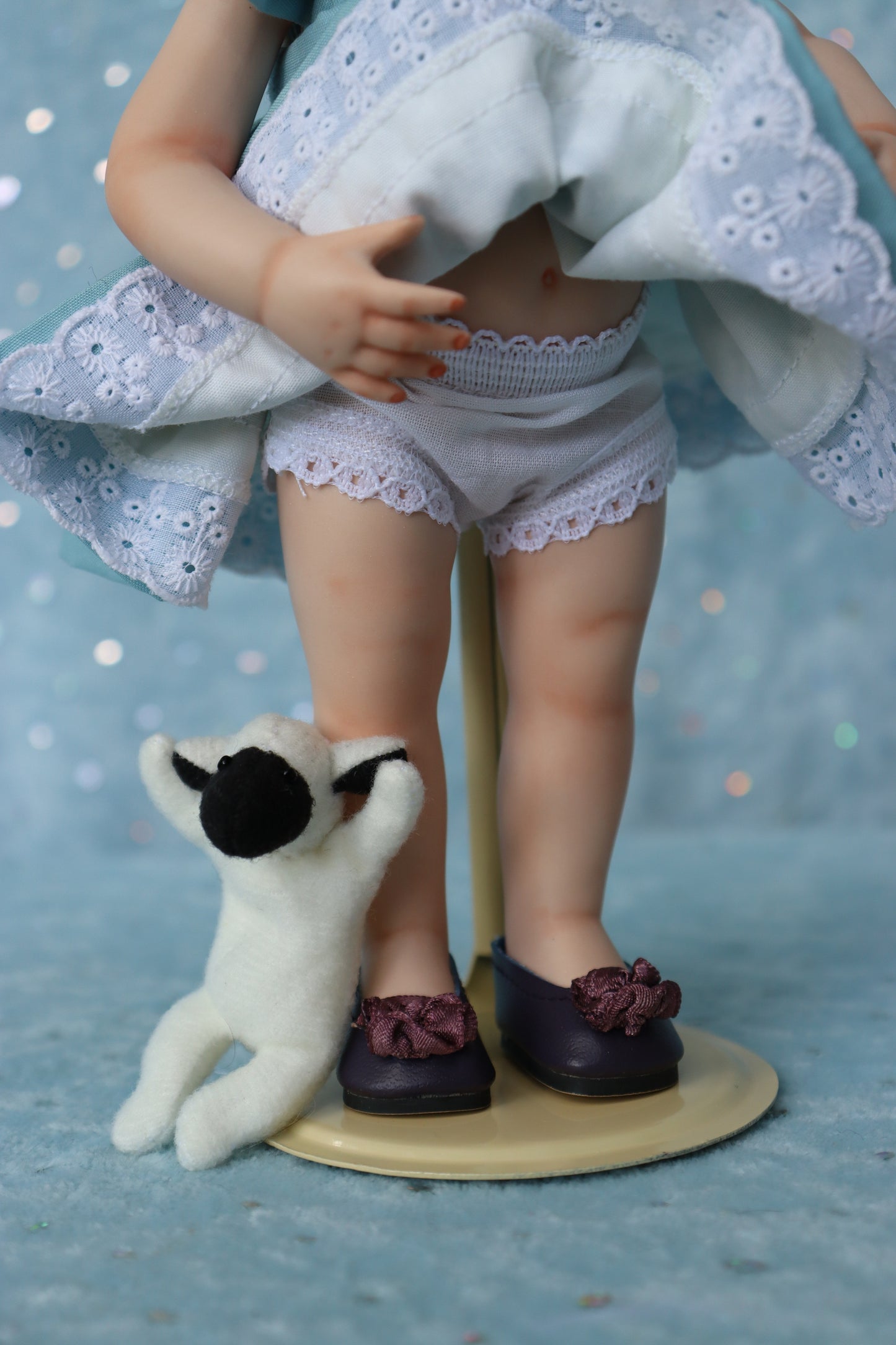 Angel Eyes - OOAK - 8.5" Porcelain Doll - from Dianna Effner mold - MAFD