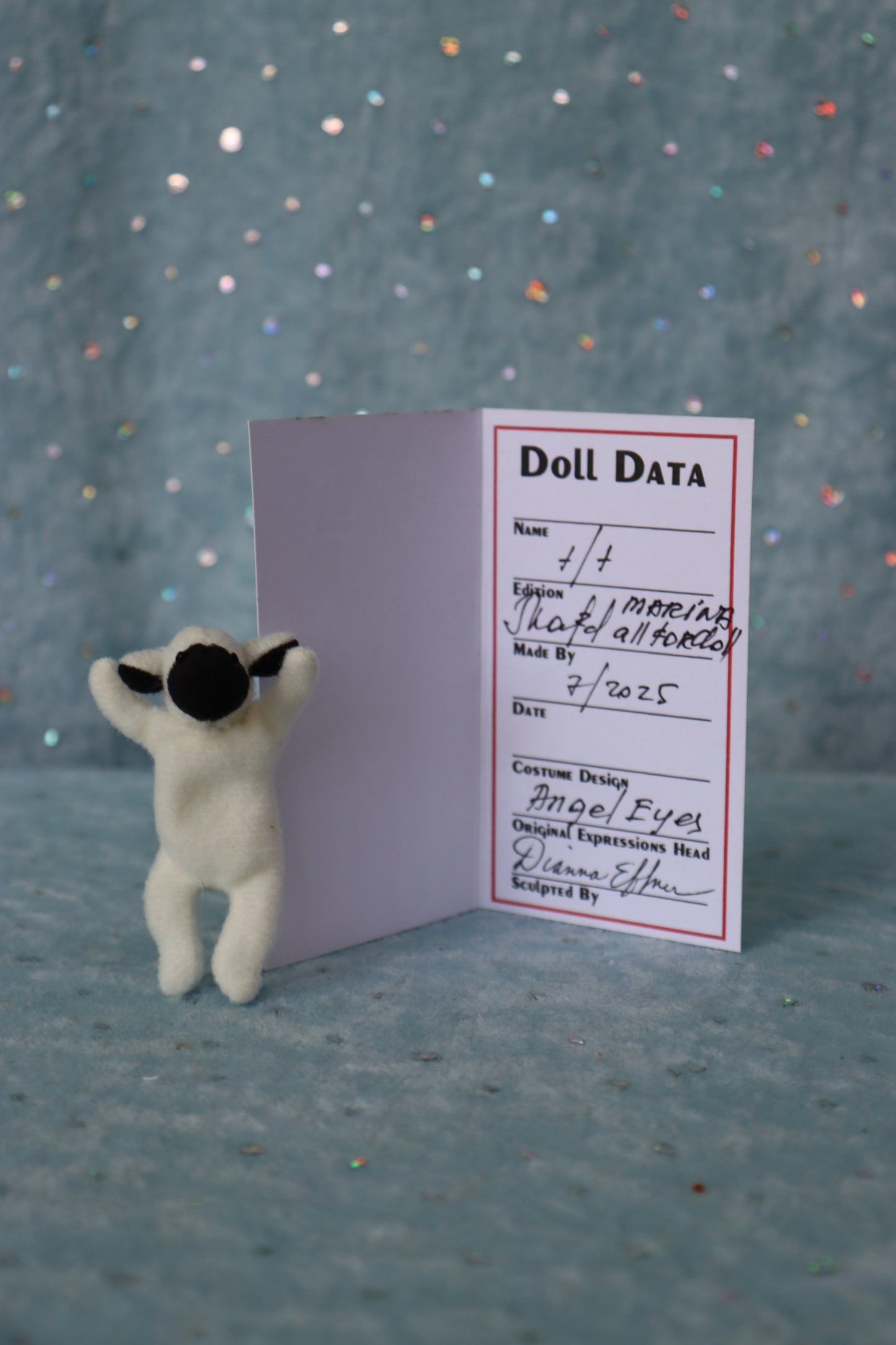 Angel Eyes - OOAK - 8.5" Porcelain Doll - from Dianna Effner mold - MAFD