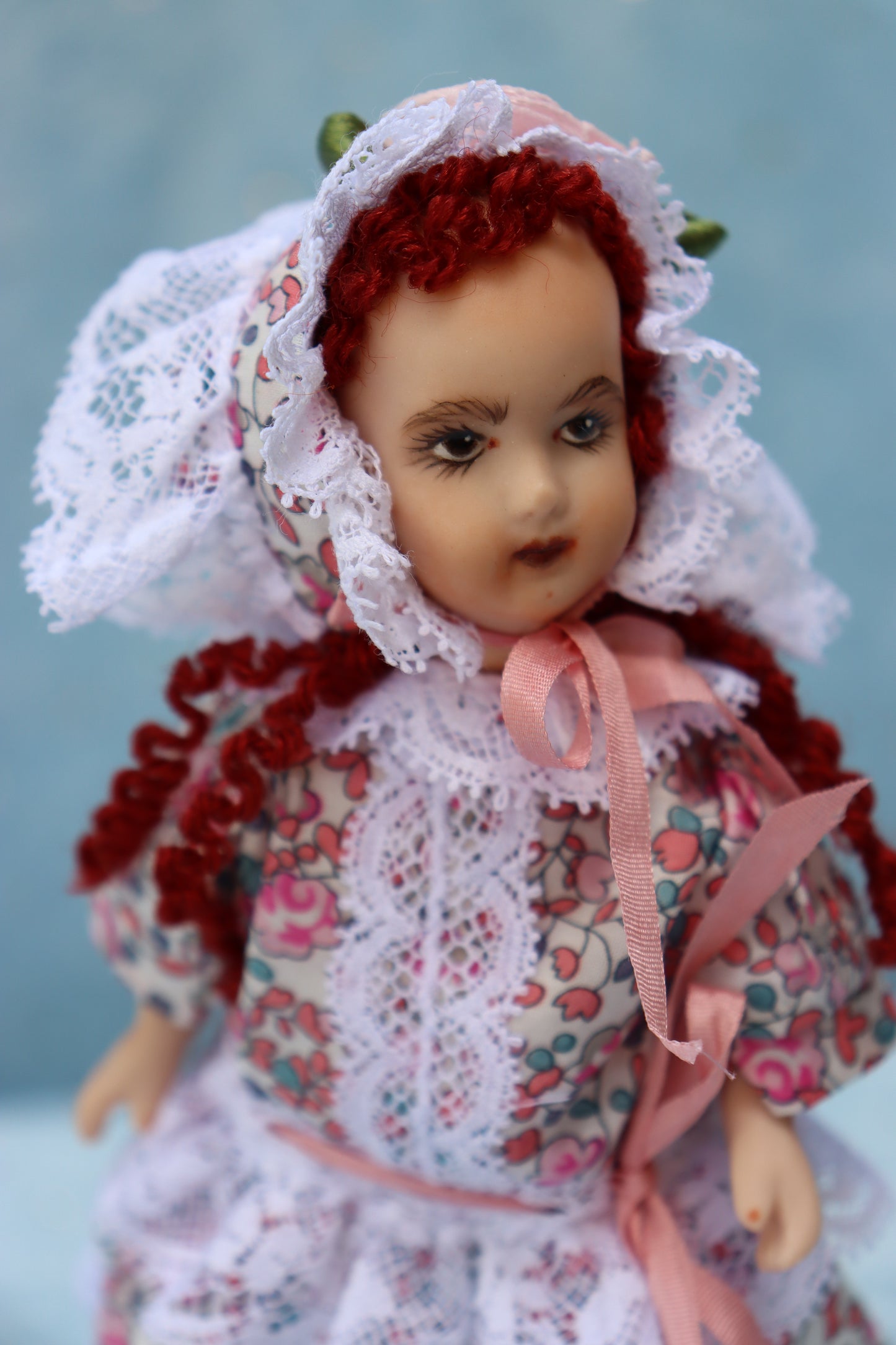 LF Jumeau - Doreen Sinnett -5" Repro Antique Mignonette Doll- Dollhouse - MAFD