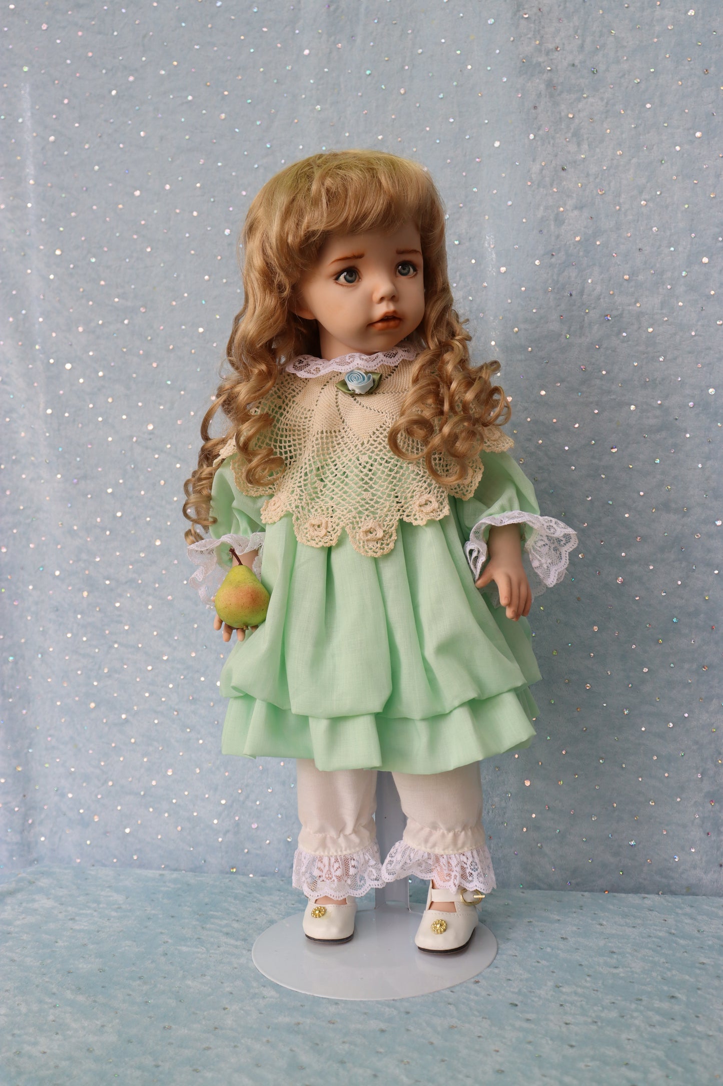 Jennifer - OOAK - 19" Porcelain Doll - from Dianna Effner mold Expressions- MAFD