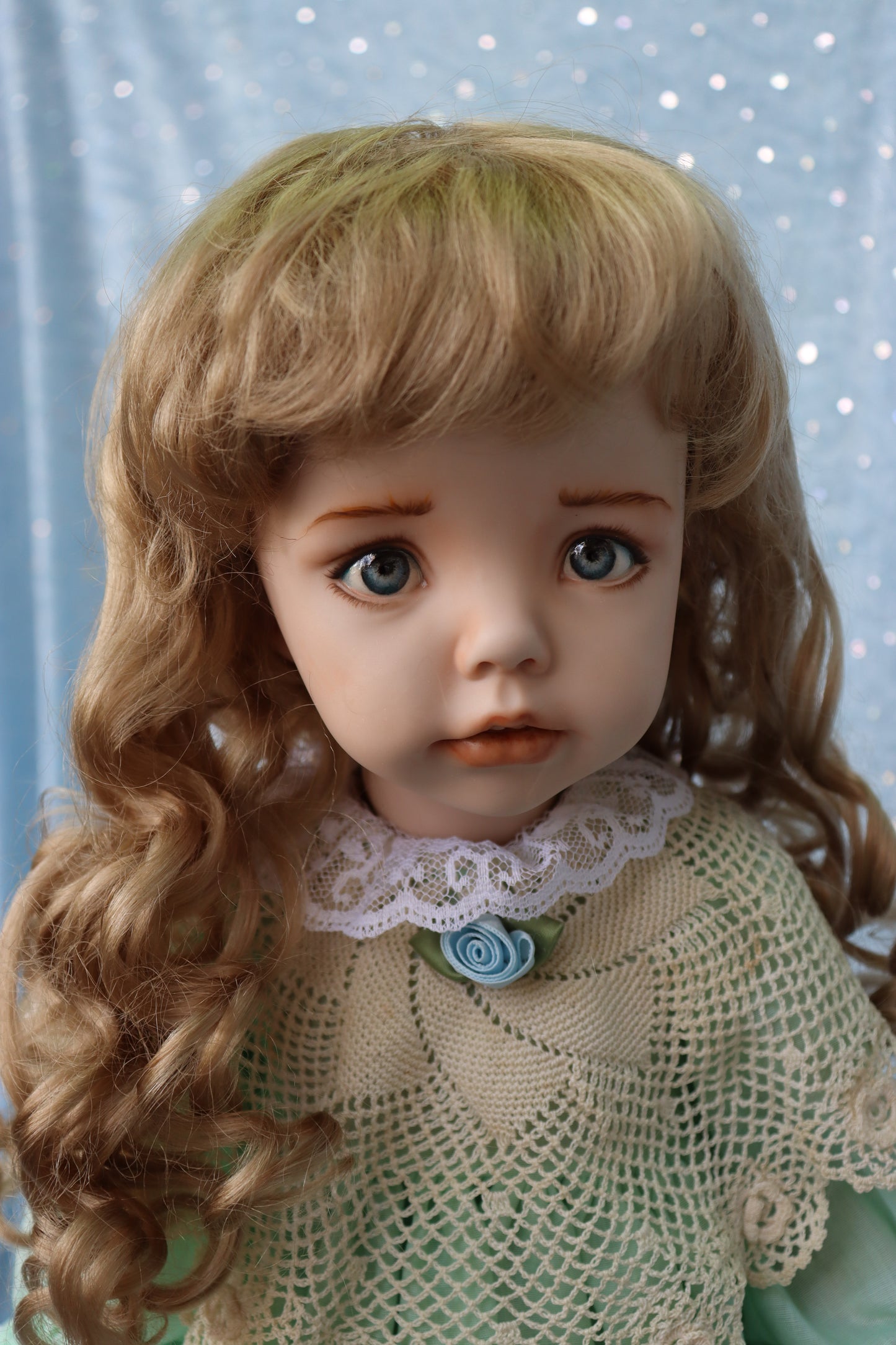 Jennifer - OOAK - 19" Porcelain Doll - from Dianna Effner mold Expressions- MAFD
