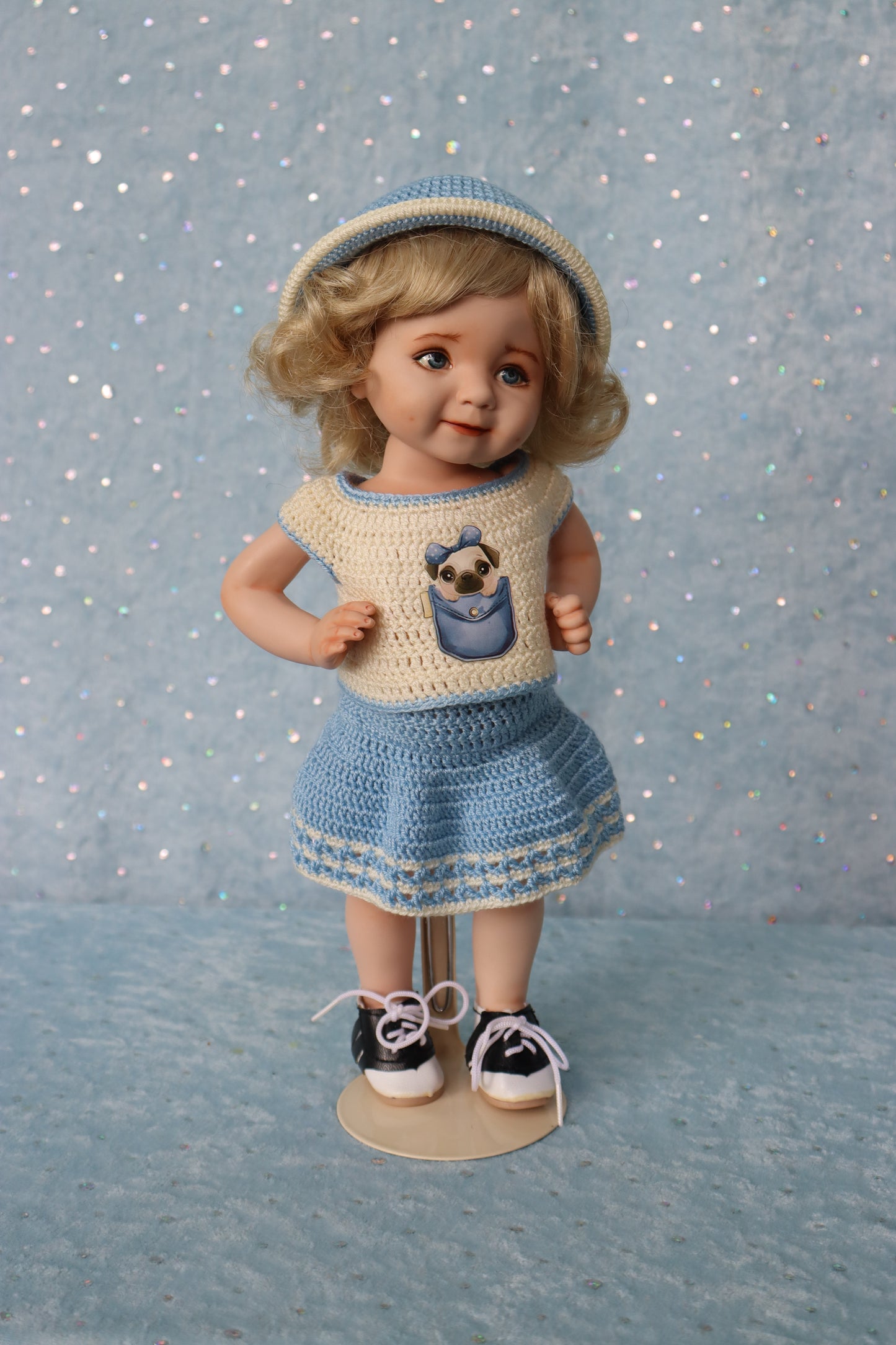 Angel Eyes - OOAK - 11" Porcelain Doll - from Dianna Effner mold - MAFD
