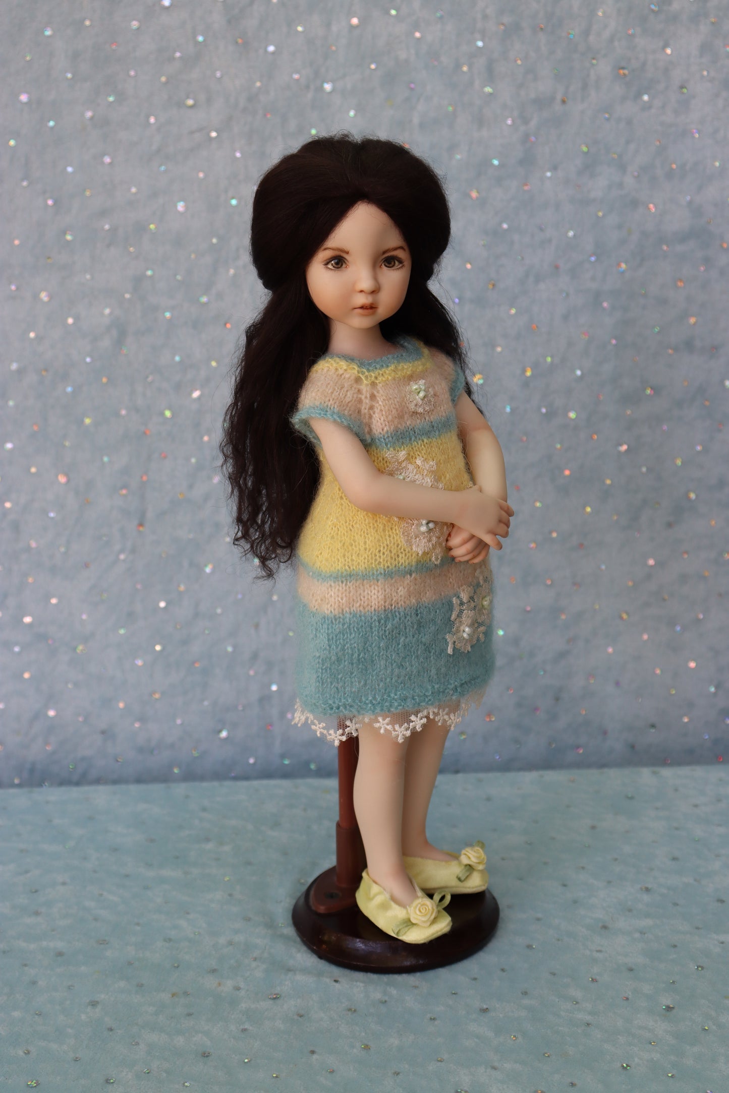 Madeline - OOAK - 12" Porcelain Doll - from Dianna Effner mold - MAFD