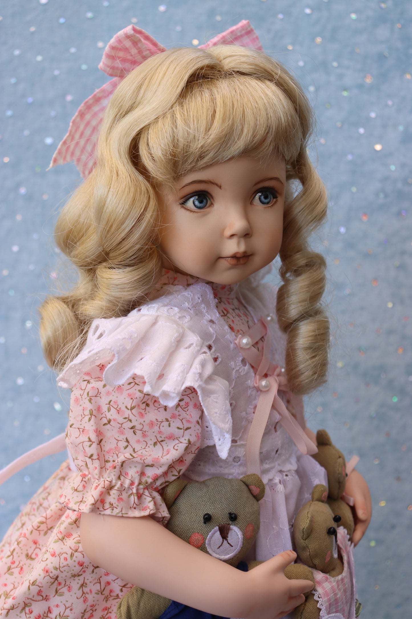 Portrait #1 - OOAK - 18" Porcelain Doll - from Dianna Effner Expressions mold - MAFD