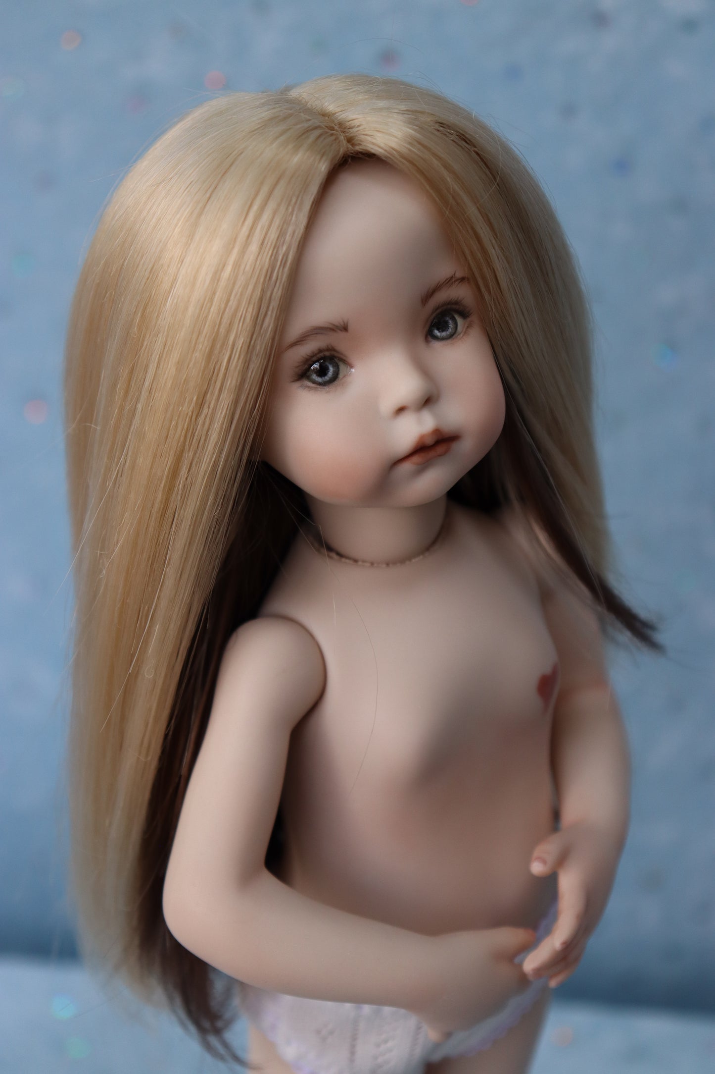 Jenny - OOAK - 11" Porcelain Doll - from Dianna Effner mold - MAFD