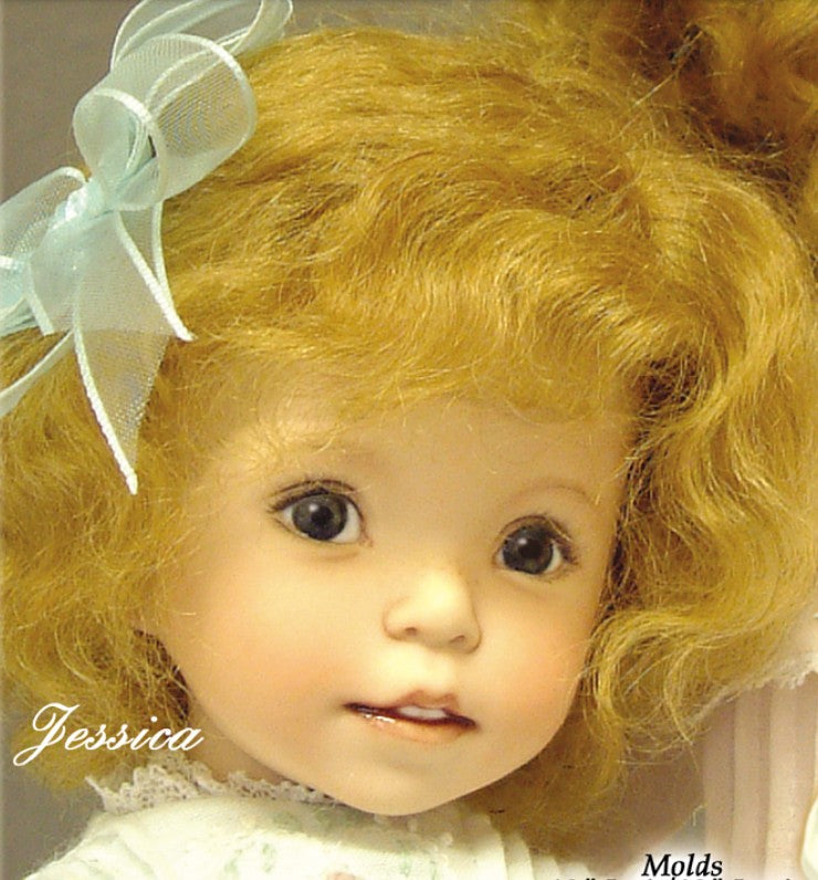 Jessica - 10" tall- Porcelain Doll Kit - from Dianna Effner mold