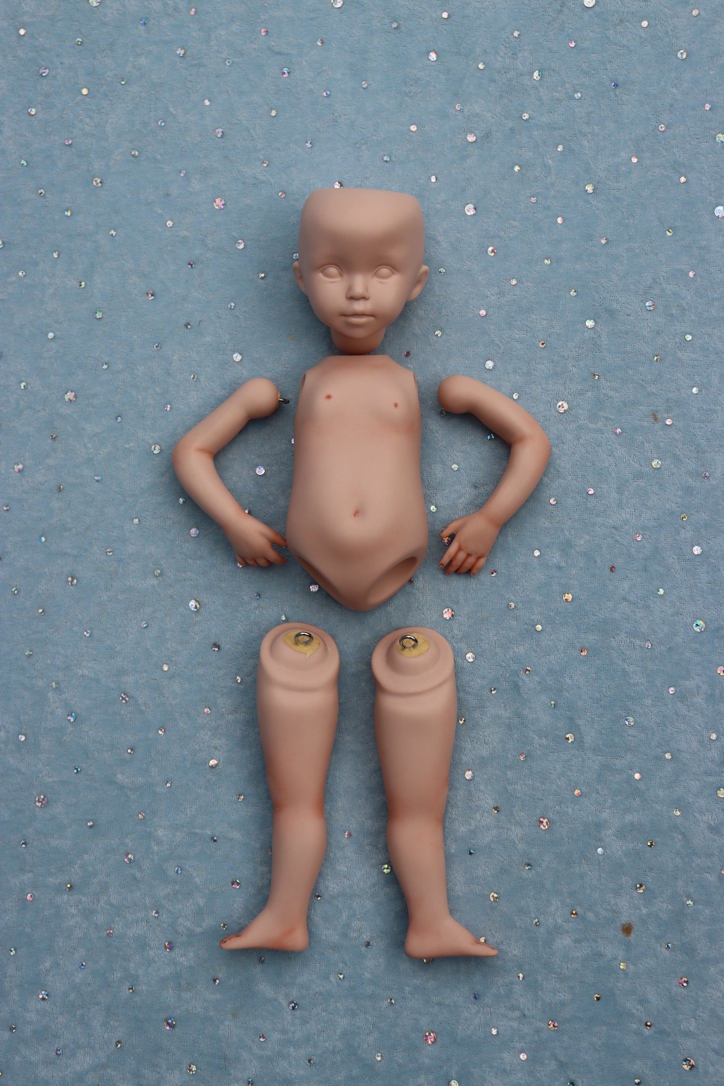 Jessica - 10" tall- Porcelain Doll Kit - from Dianna Effner mold