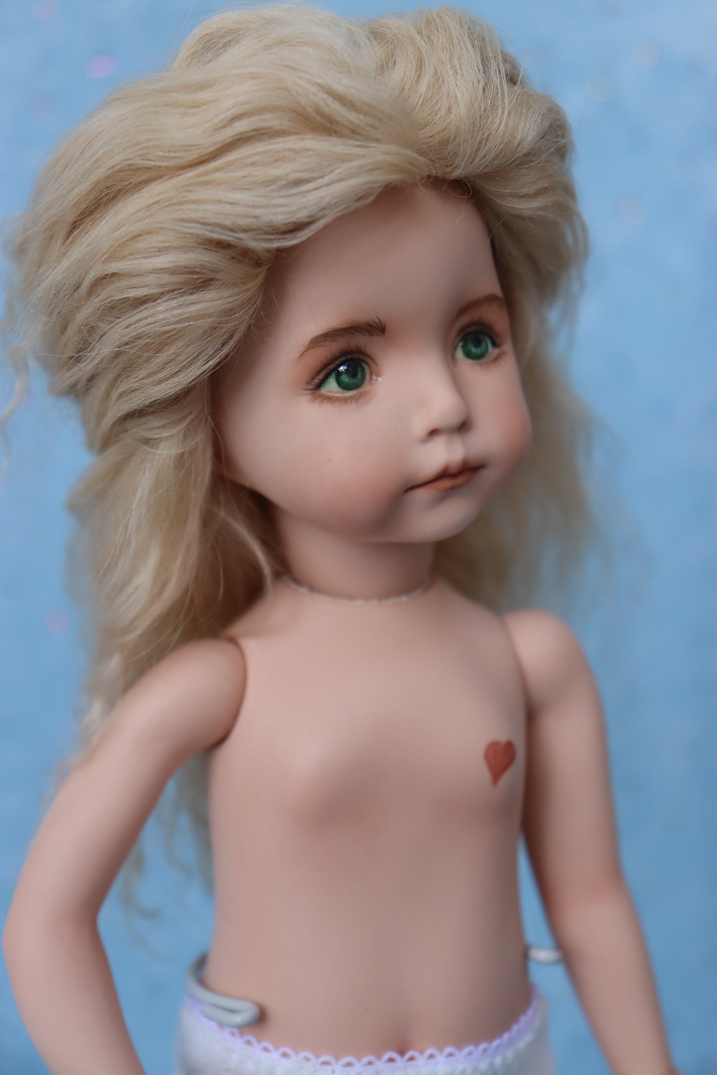 Kayla - OOAK - 11" Porcelain Doll - from Dianna Effner mold - MAFD