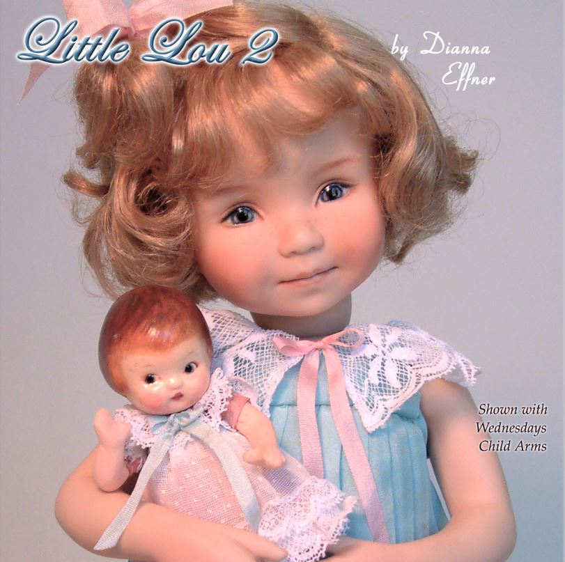 Little Lou 2- 10" - Porcelain Doll Kit - from Dianna Effner mold