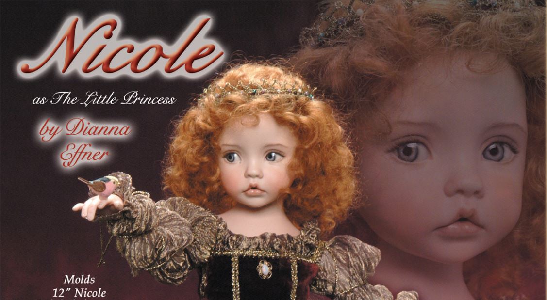 Nicole - 12" - Porcelain Doll Kit - from Dianna Effner mold