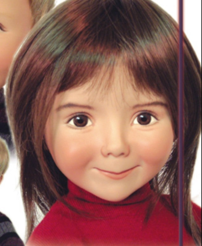 Portrait #3 - 10" tall- Porcelain Doll Kit - from Dianna Effner mold