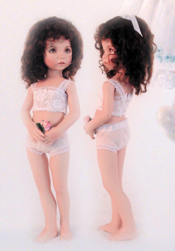Madeline - 12" - Porcelain Doll Kit - from Dianna Effner mold