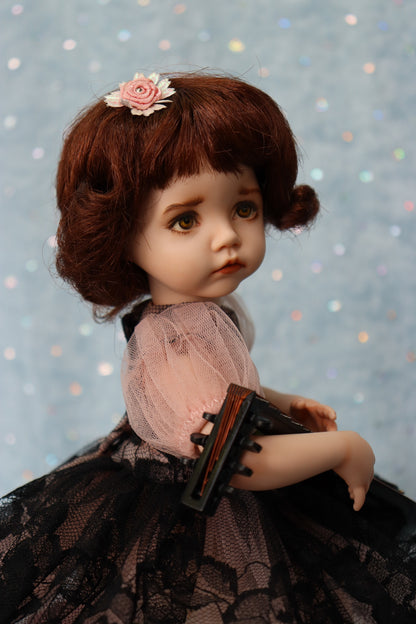 Molly - OOAK - 11" Porcelain Doll - from Dianna Effner mold Expressions - MAFD