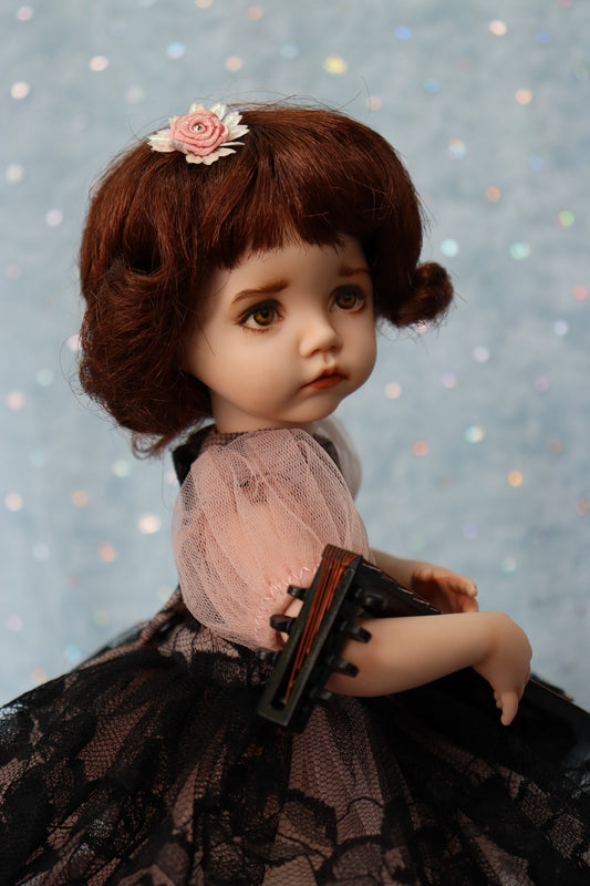 Molly - OOAK - 11" Porcelain Doll - from Dianna Effner mold Expressions - MAFD
