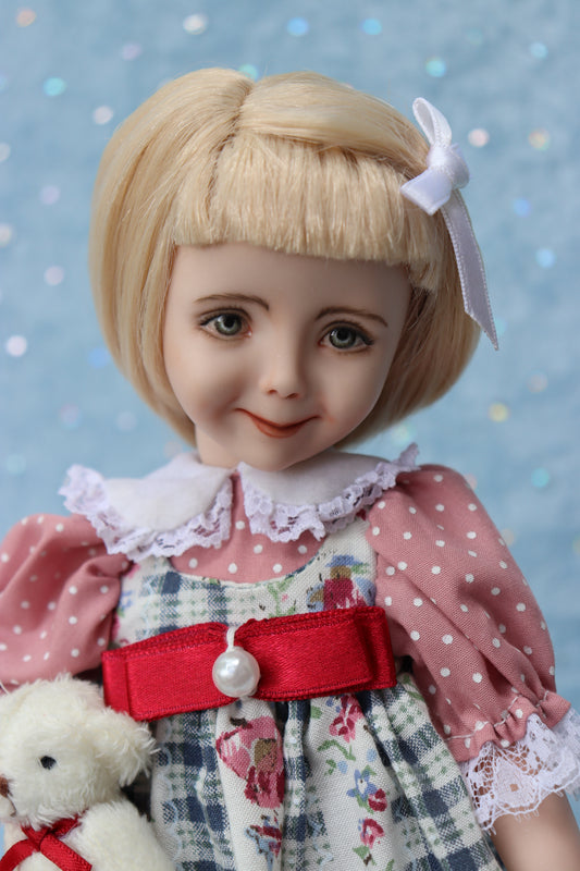 Portrait # 3 - OOAK - 11" Porcelain Doll - from Dianna Effner mold - MAFD