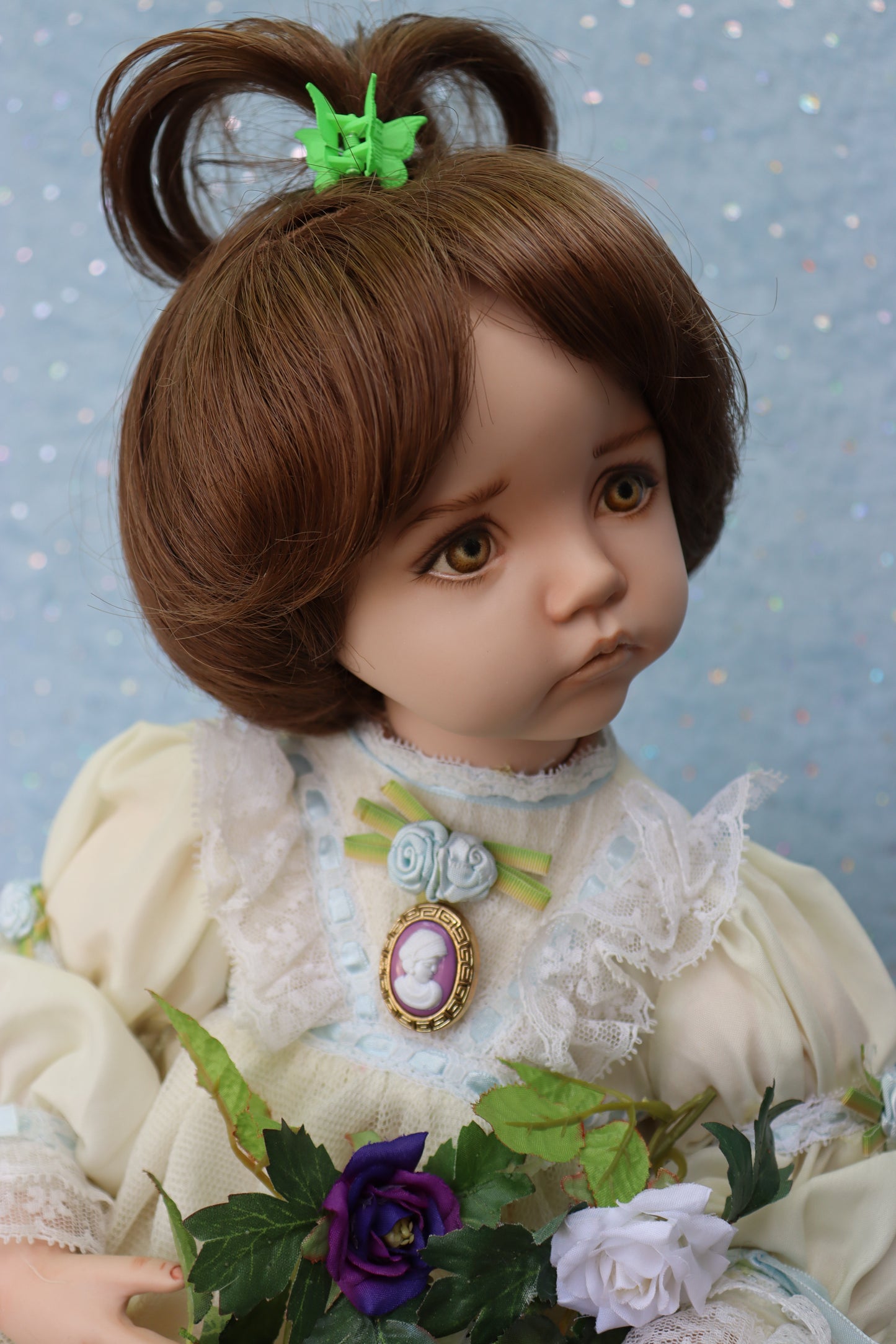 Molly - OOAK - 19" Sitting Porcelain Doll - from Dianna Effner mold - MAFD