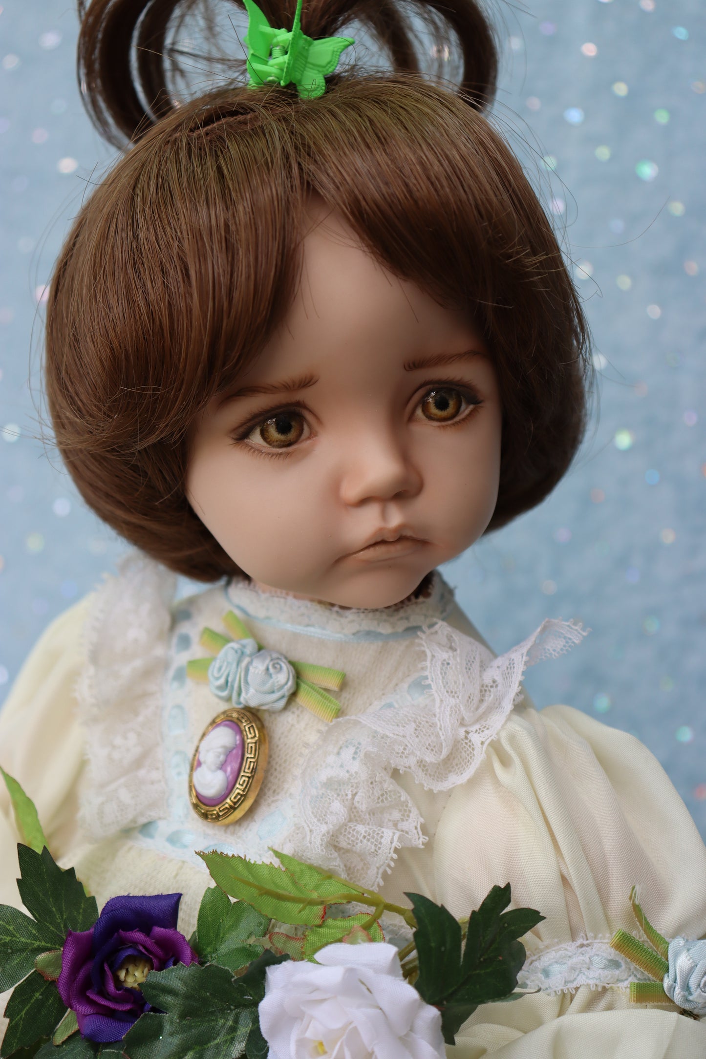 Molly - OOAK - 19" Sitting Porcelain Doll - from Dianna Effner mold - MAFD