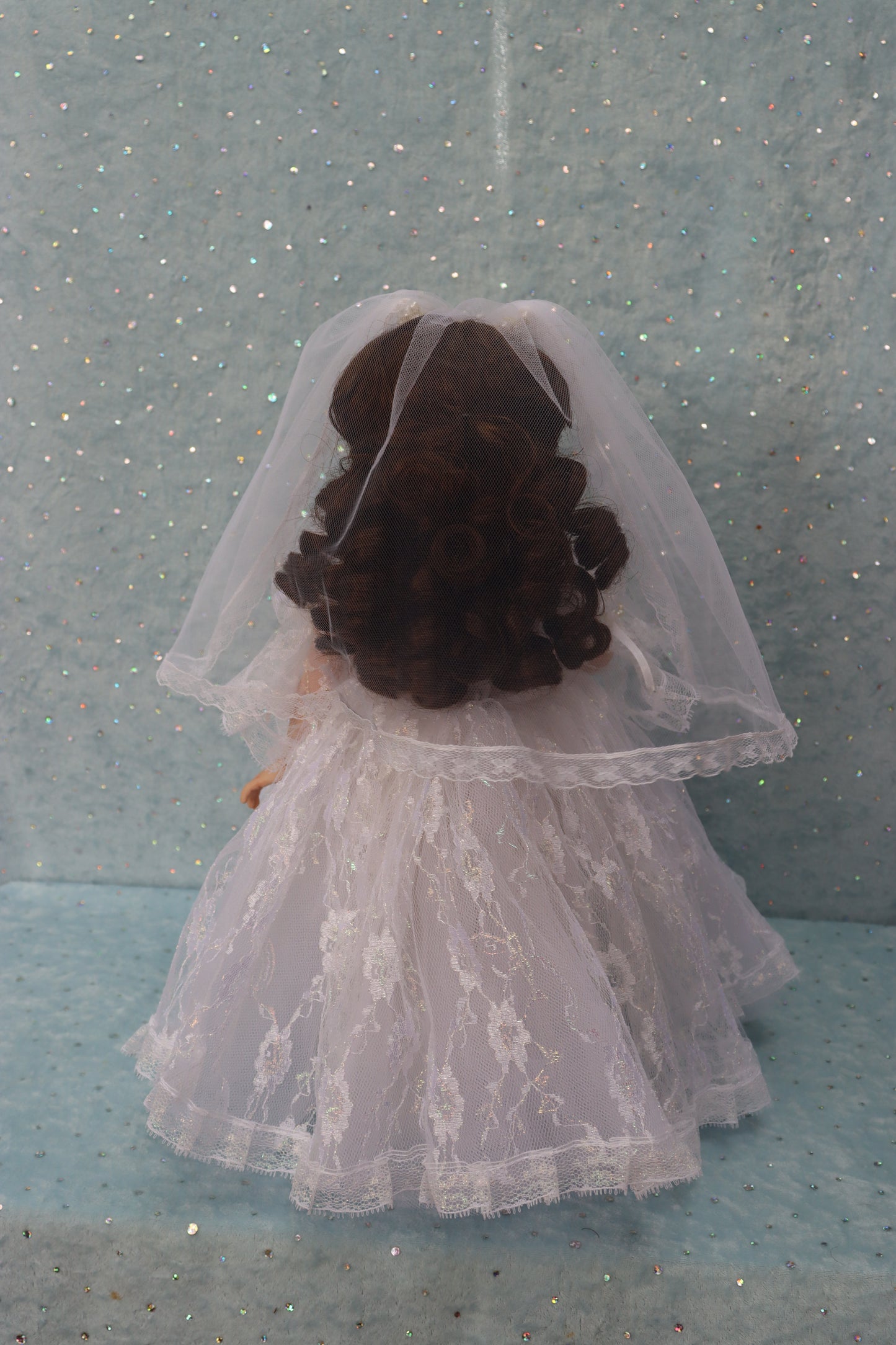 RARE Julie - OOAK - 14" Porcelain Bride Doll - from Dianna Effner mold - MAFD