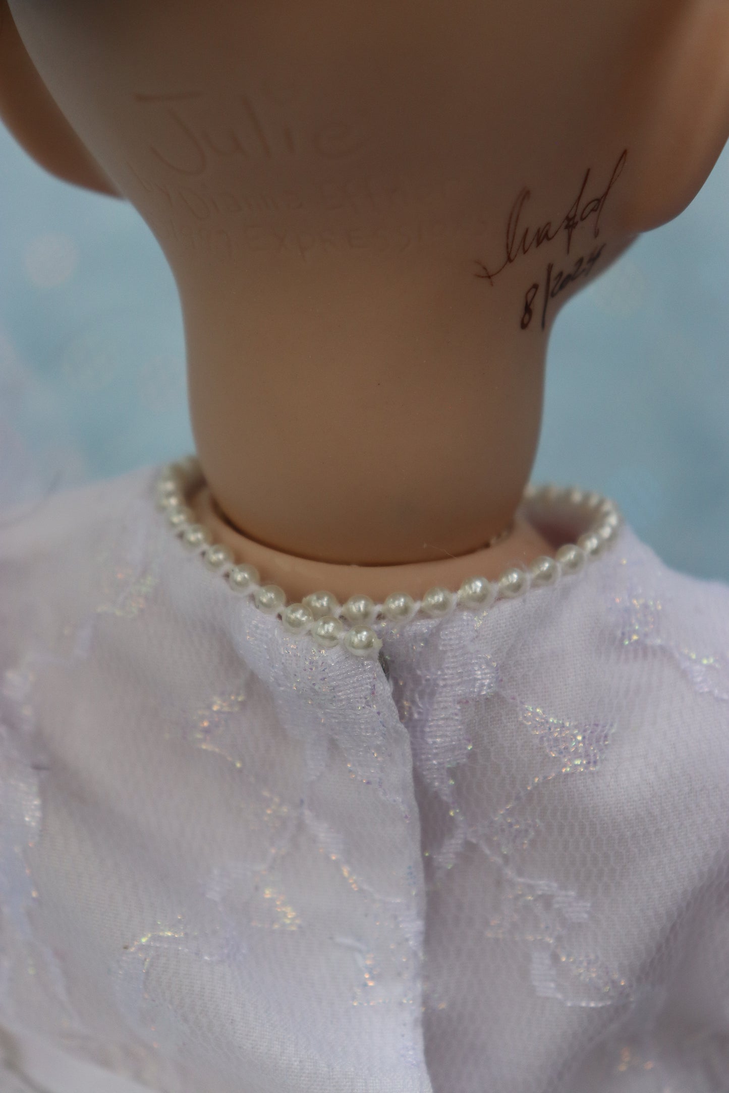 RARE Julie - OOAK - 14" Porcelain Bride Doll - from Dianna Effner mold - MAFD