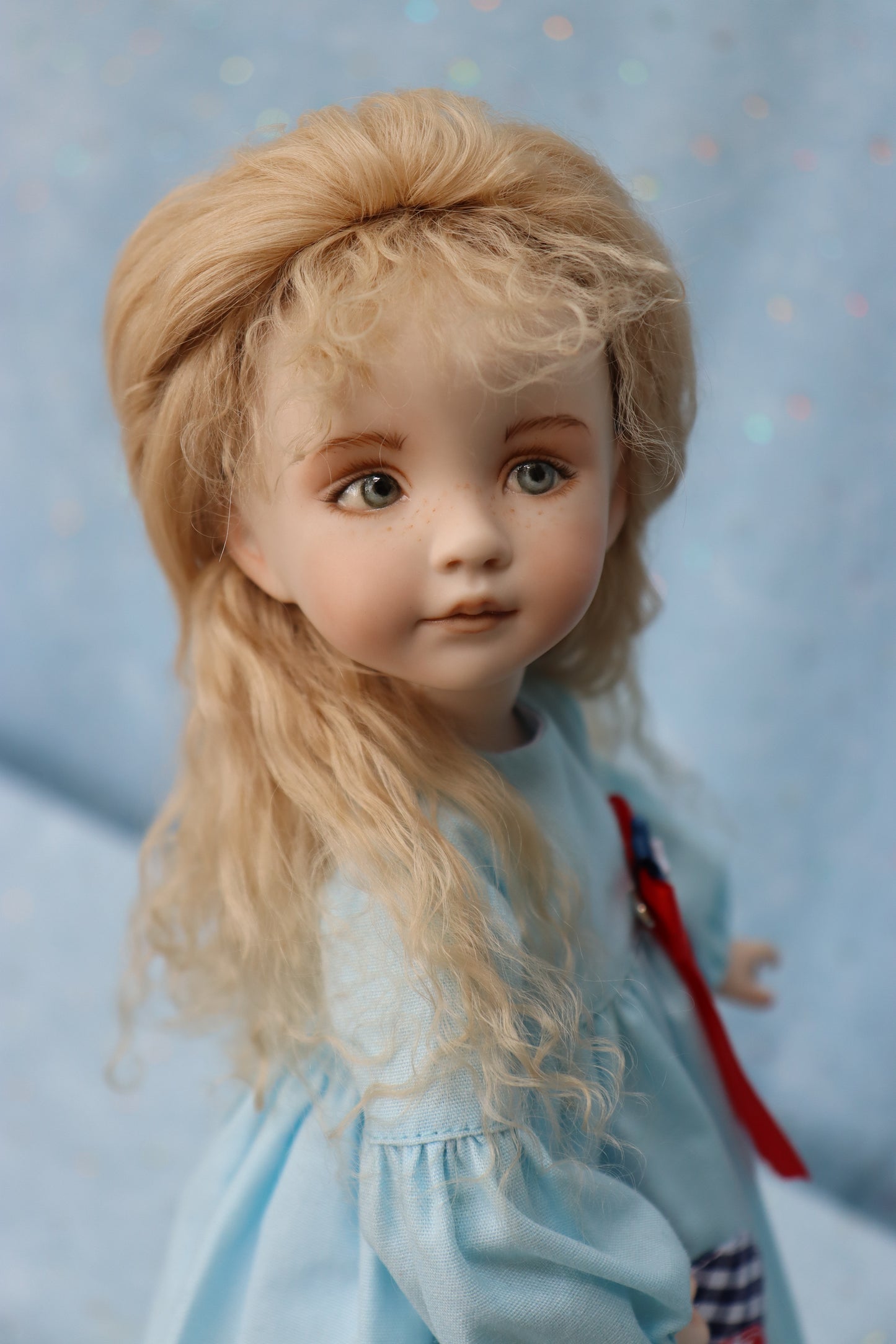 Allison - OOAK - 11" Porcelain Doll - from Dianna Effner mold - MAFD