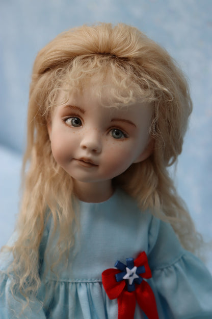 Allison - OOAK - 11" Porcelain Doll - from Dianna Effner mold - MAFD