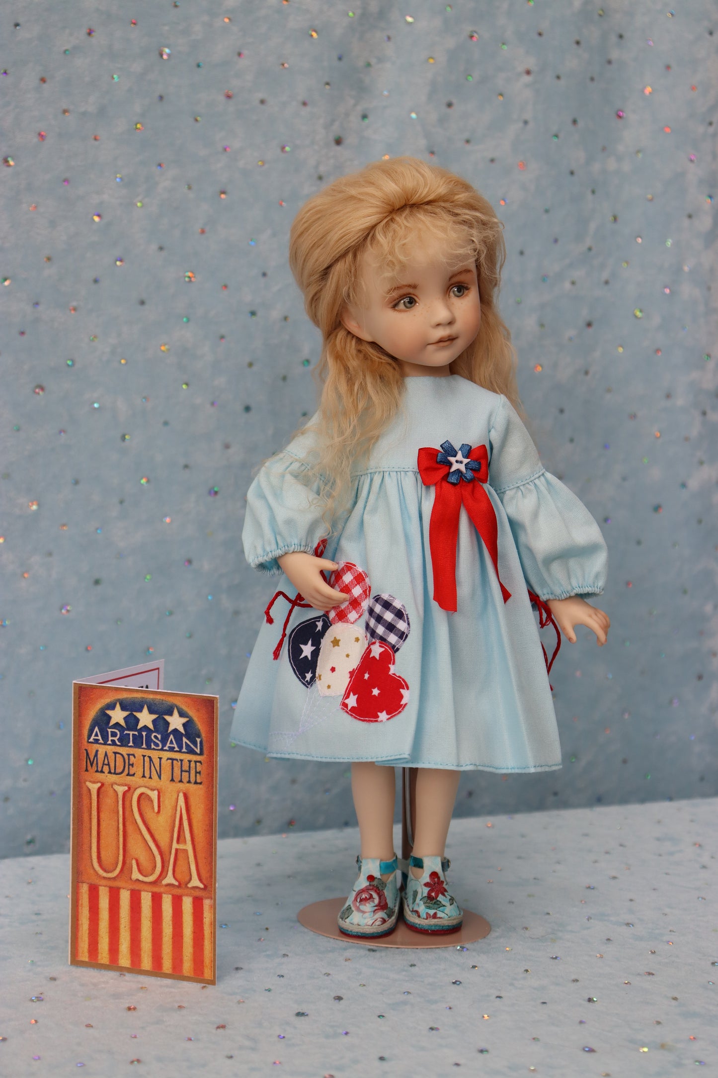 Allison - OOAK - 11" Porcelain Doll - from Dianna Effner mold - MAFD