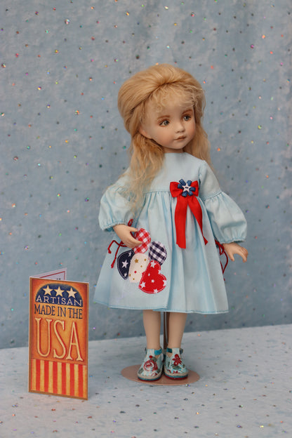 Allison - OOAK - 11" Porcelain Doll - from Dianna Effner mold - MAFD