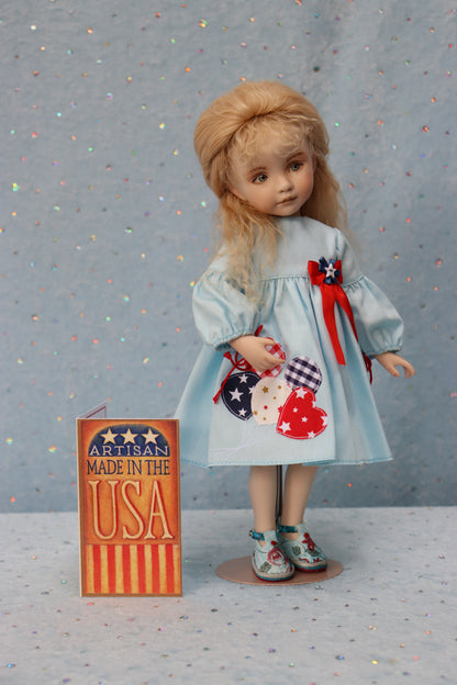 Allison - OOAK - 11" Porcelain Doll - from Dianna Effner mold - MAFD
