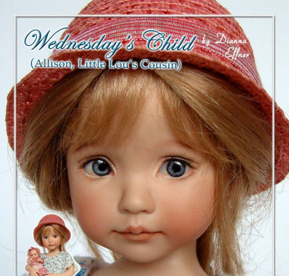 Allison- 10" - Porcelain Doll Kit - from Dianna Effner mold