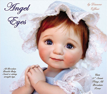 Angel Eyes - 11" - Porcelain Doll Kit - from Dianna Effner mold