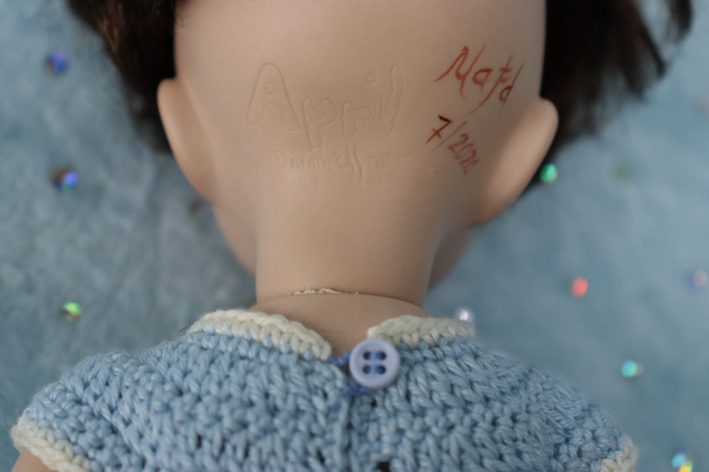 April - OOAK - 11" Porcelain Doll - from Dianna Effner mold - MAFD