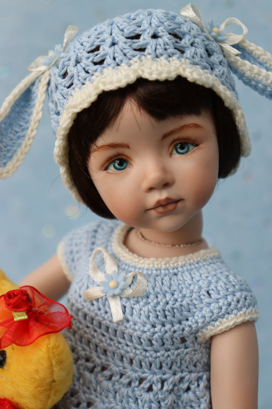 April - OOAK - 11" Porcelain Doll - from Dianna Effner mold - MAFD