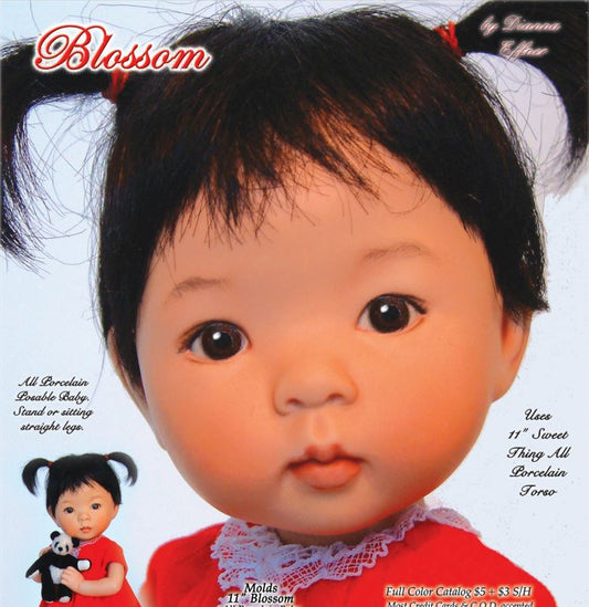 Blossom- 11" - Porcelain Doll Kit - from Dianna Effner mold