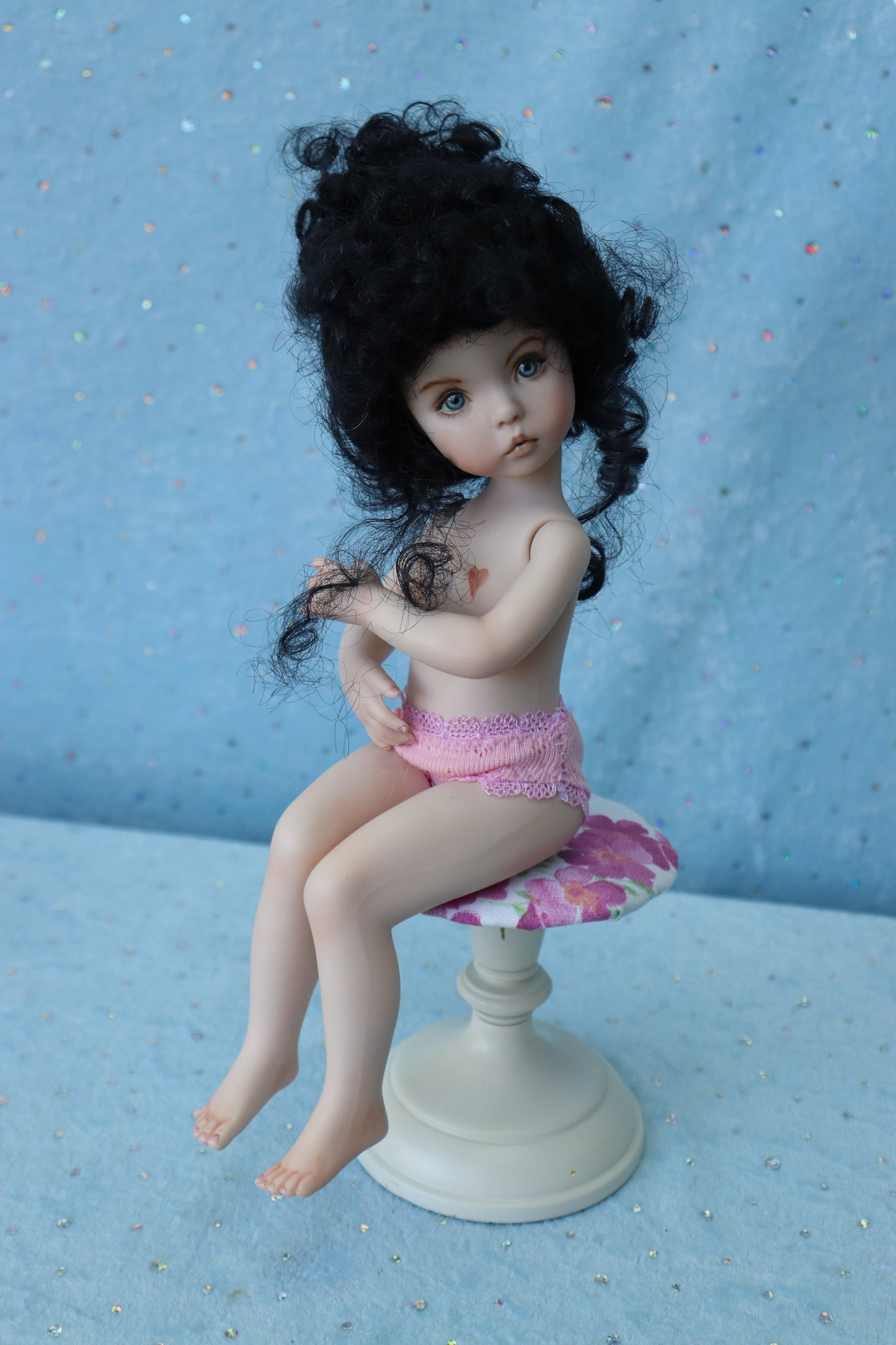 Bridget - OOAK - 11" Porcelain Doll - from Dianna Effner mold - MAFD