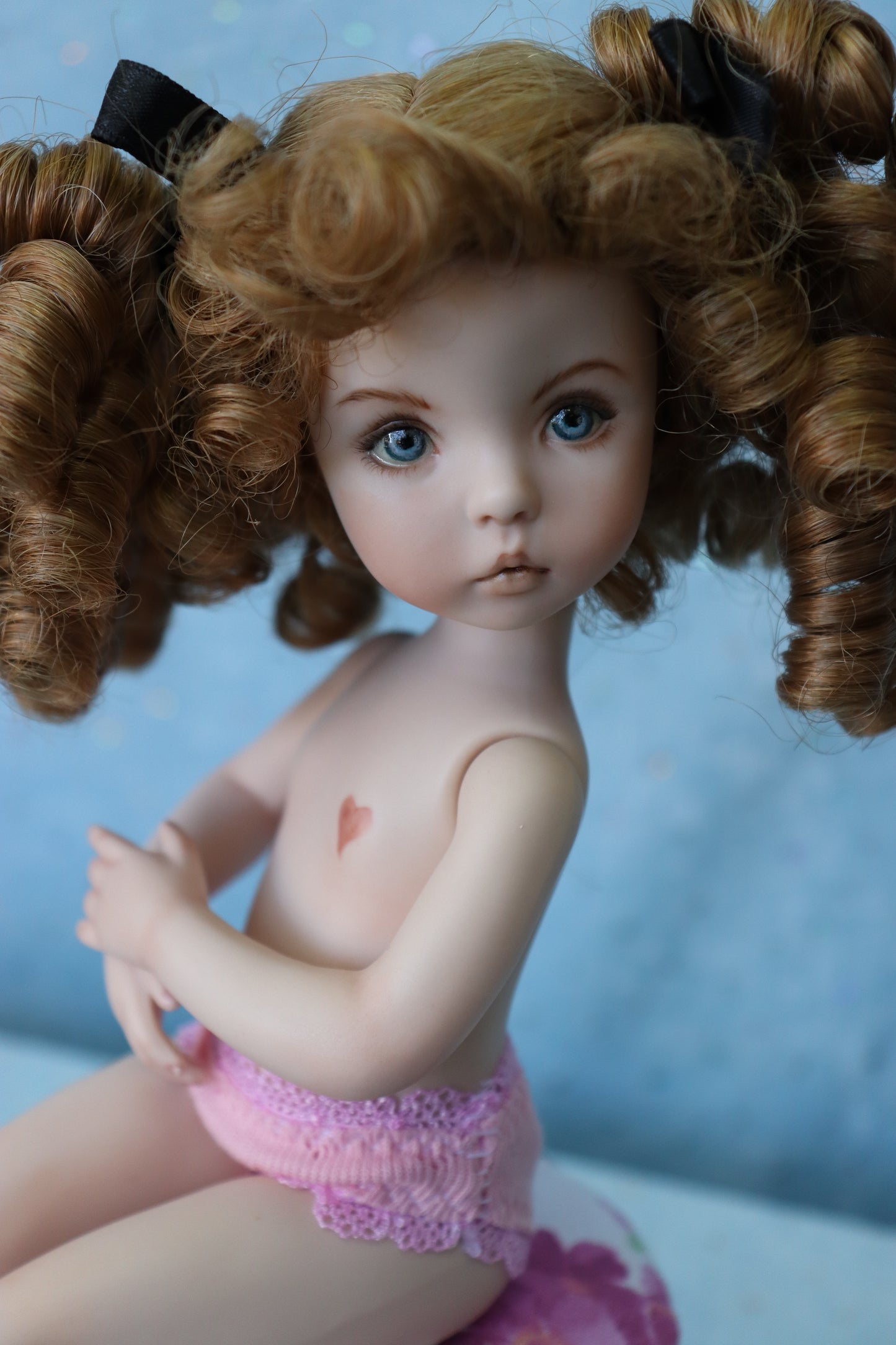 Bridget - OOAK - 11" Porcelain Doll - from Dianna Effner mold - MAFD