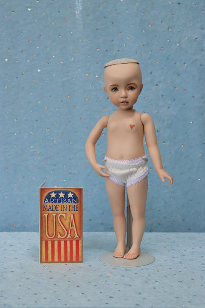 Brooke  - OOAK - 11" Porcelain Doll - from Dianna Effner mold - MAFD