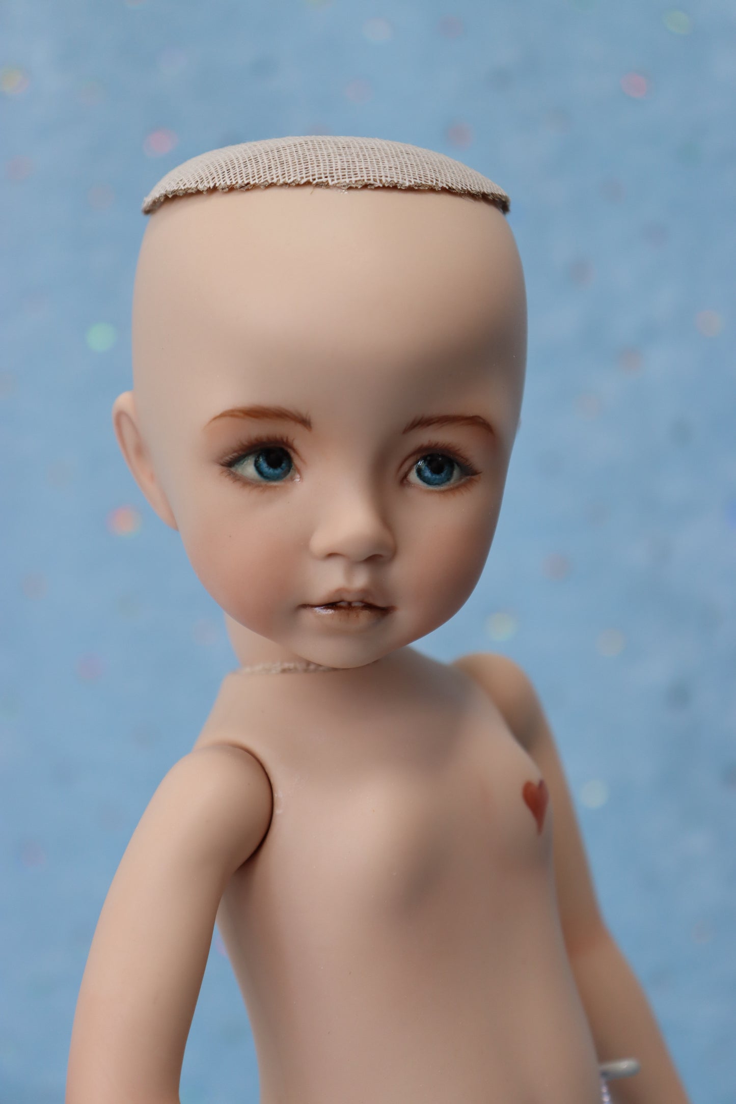 Brooke  - OOAK - 11" Porcelain Doll - from Dianna Effner mold - MAFD