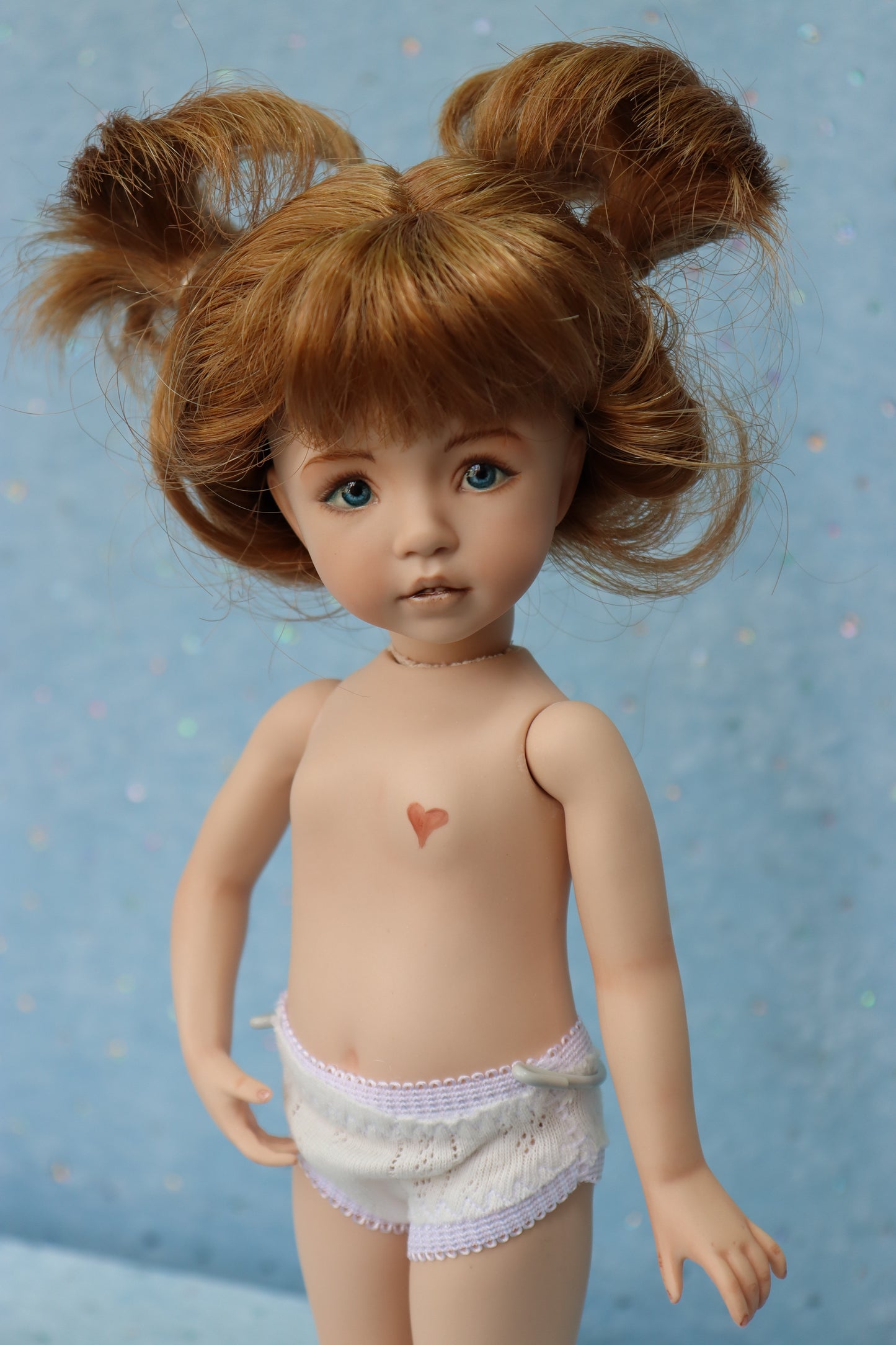 Brooke  - OOAK - 11" Porcelain Doll - from Dianna Effner mold - MAFD
