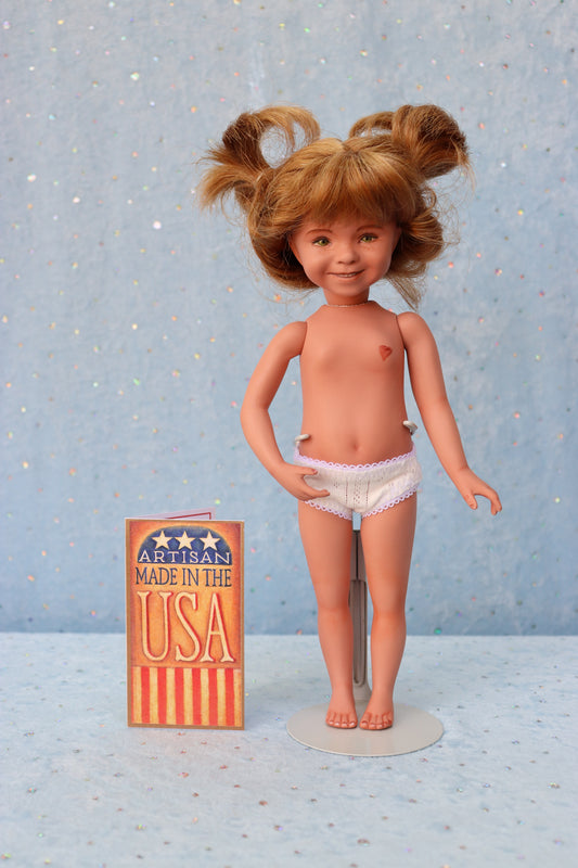 Carlie  - OOAK - 11" Porcelain Doll - from Dianna Effner mold - MAFD