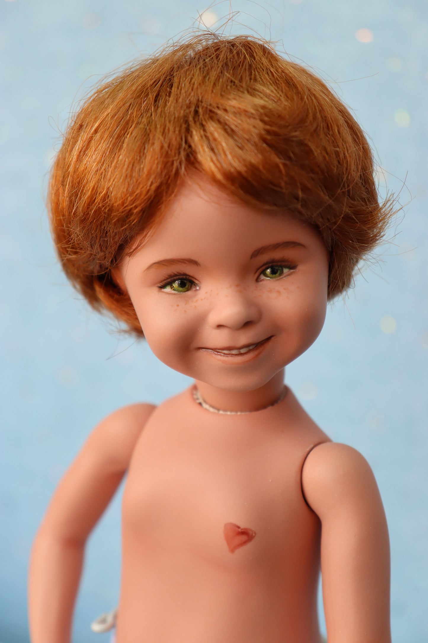 Carlie  - OOAK - 11" Porcelain Doll - from Dianna Effner mold - MAFD